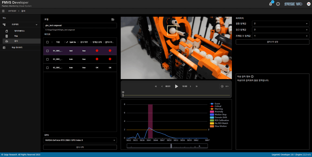 VAD (Video Anomaly Detection) Developer